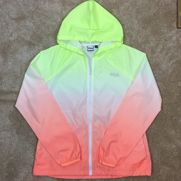 fila neon green jacket